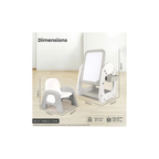 R For Rabbit Little Genius Picasso: Fun & Functional Kids Table Chair Set