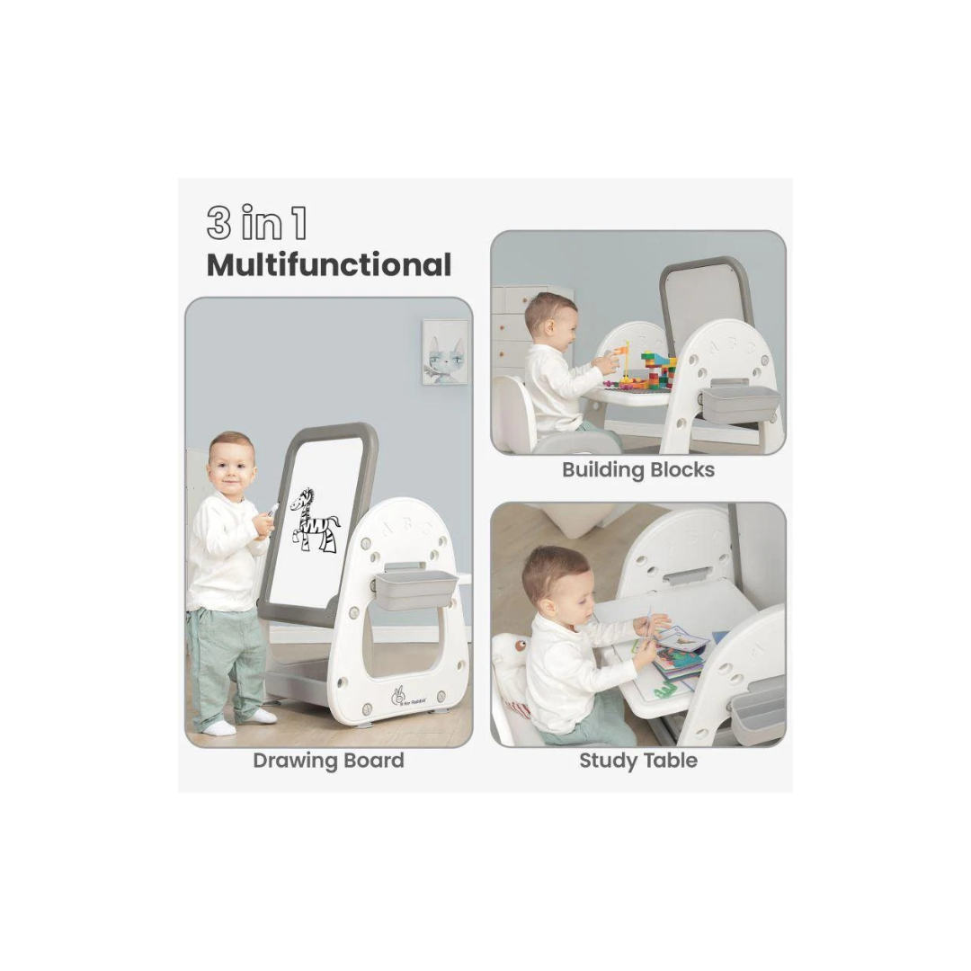 R For Rabbit Little Genius Picasso: Fun & Functional Kids Table Chair Set