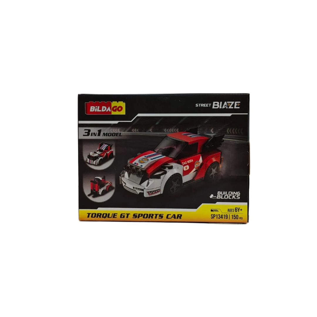 Bildago Street Blaze Torque GT Sports Car (150 Pieces)
