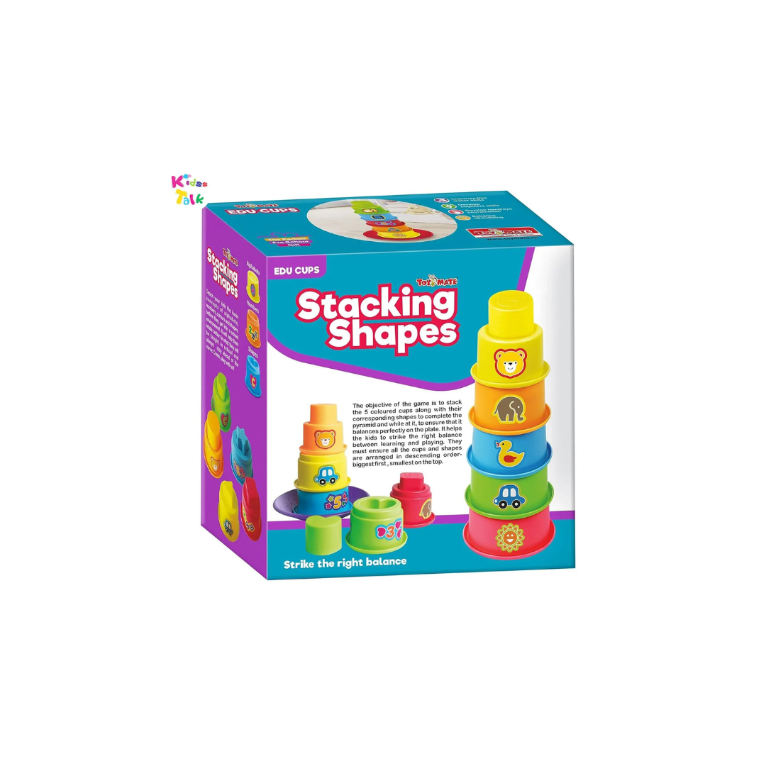 Toymate Edu Cups -stacking Shapes