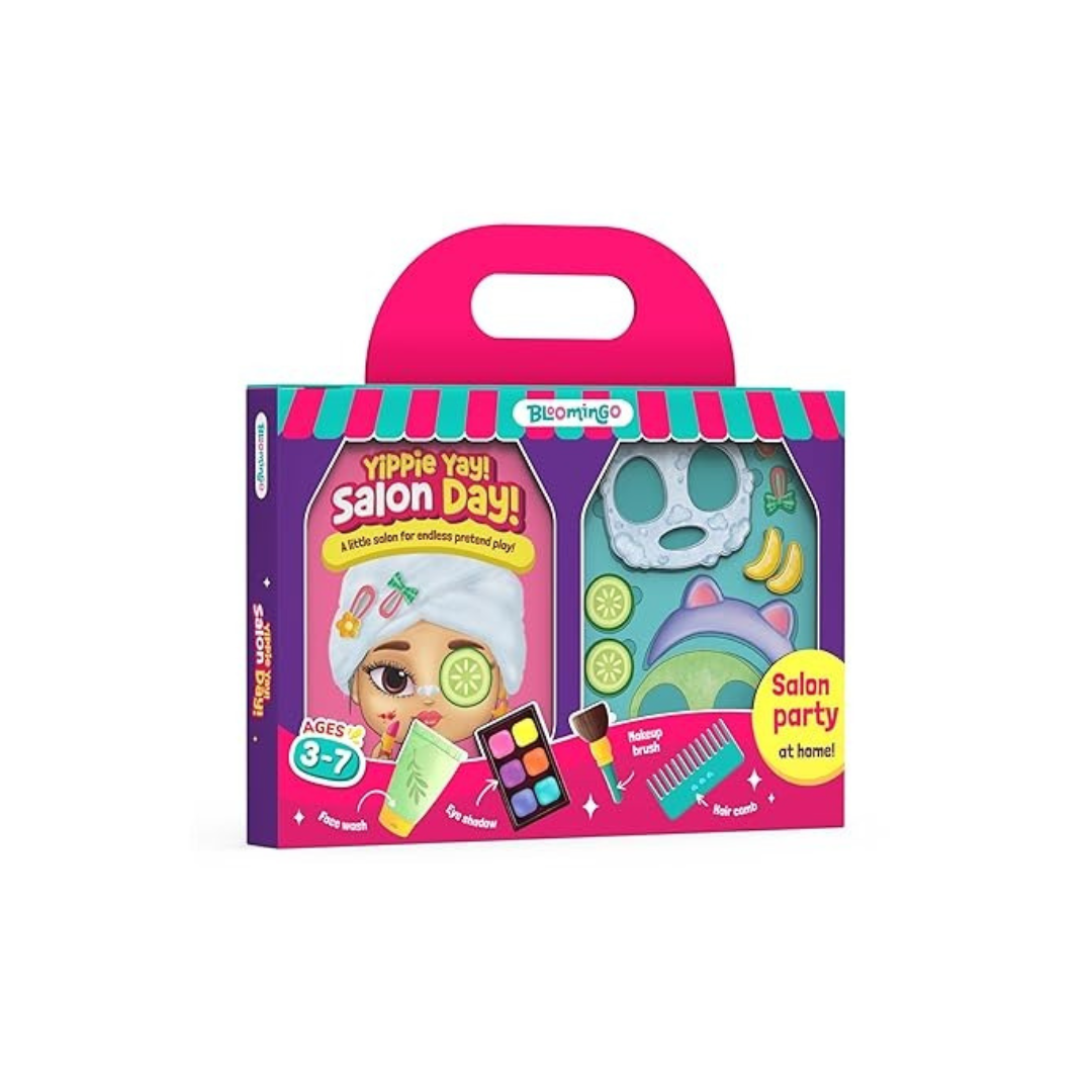 Bloomingo Pretend Play Kit - Yippie Day! Salon Day!: Fun Beauty Salon Set