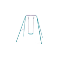 Plum 2 in 1 Metal Swing Set