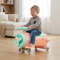 R for Rabbit Iya Iya Aero Ace 2-in-1 Swing Car Ride-On for Kids with Toy Storage, ABEC 7 Bearing & Smooth Wheels – Peach Green