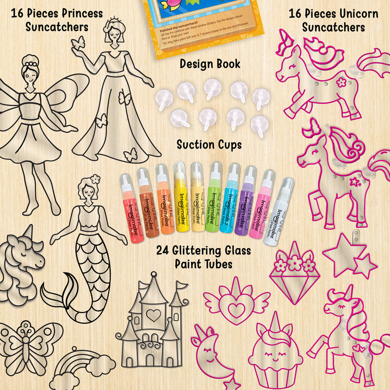 Imagimake Window Art Princess & Unicorn