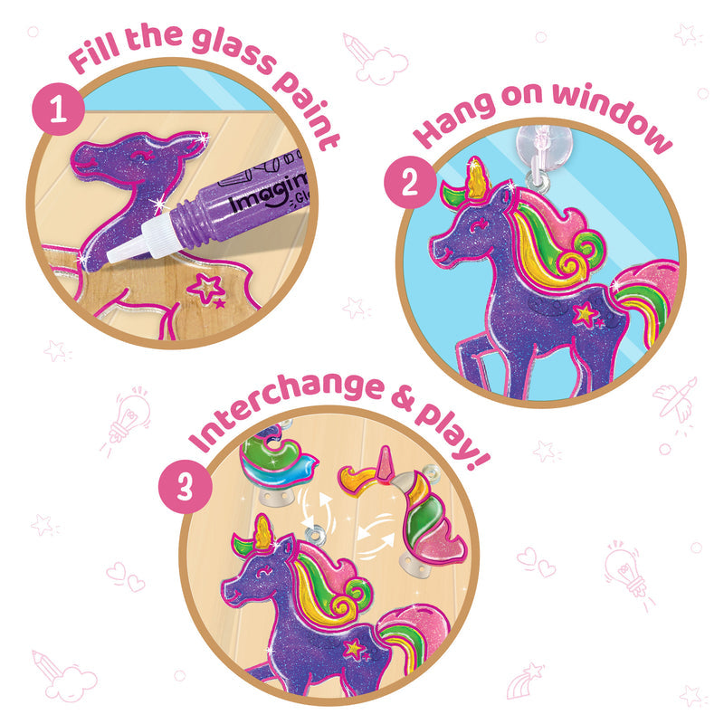 Imagimake Window Art Princess & Unicorn