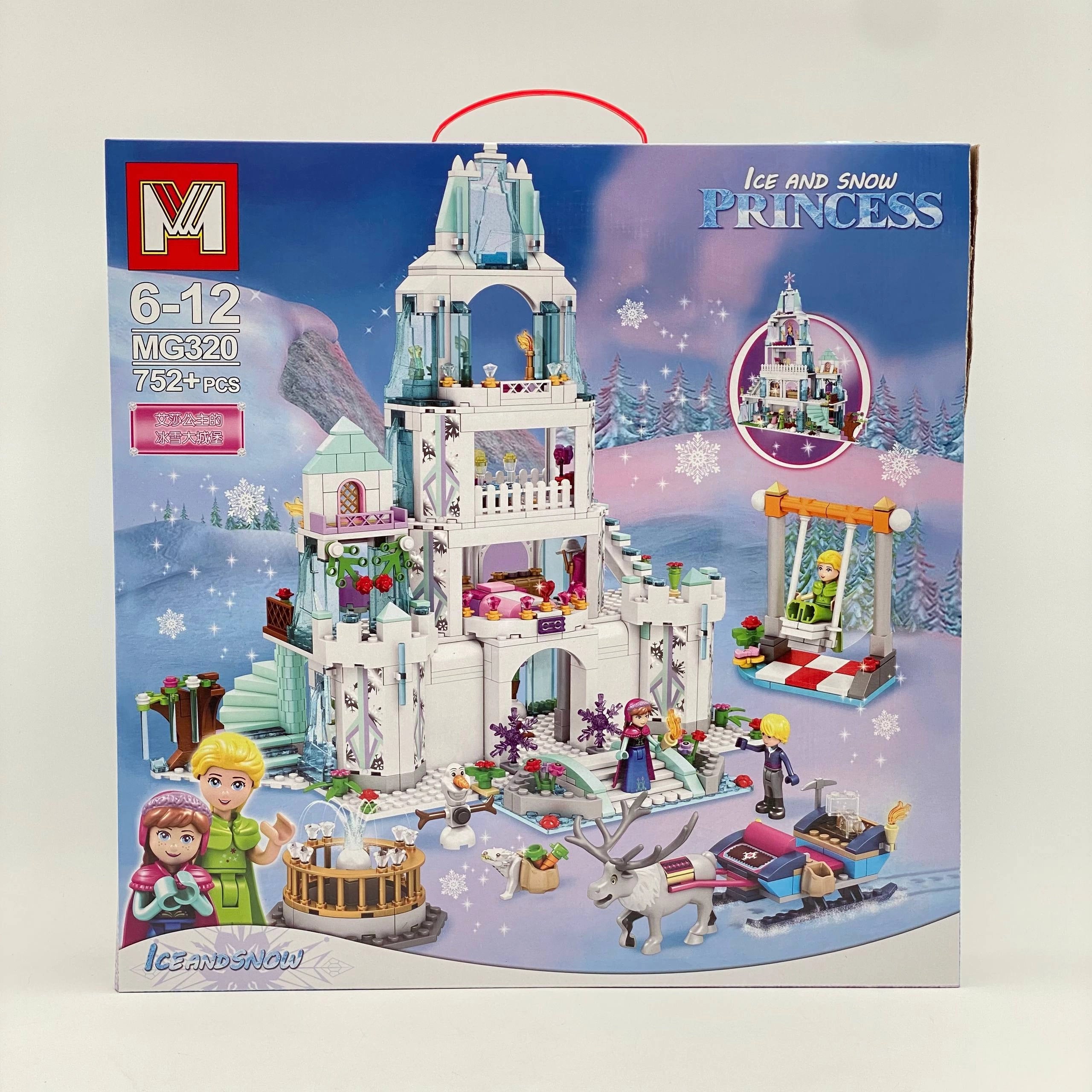 Rainbw Toys Ice and Snow Princess Frozen Construction Set Blocks 752Pcs