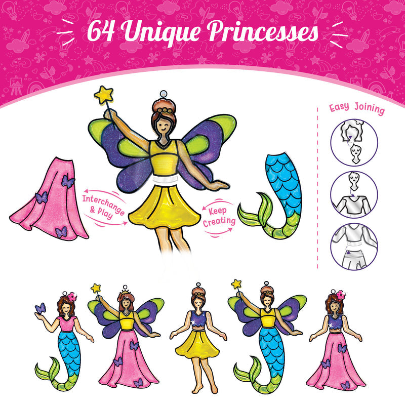 Imagimake Window Art Princess & Unicorn