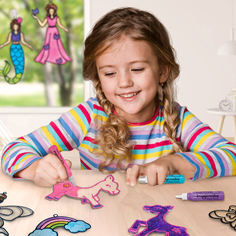 Imagimake Window Art Princess & Unicorn