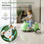 R For Rabbit Iya Iya Poppy 3 in 1 Kids Ride On Swing Car Green White