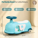 R For Rabbit Iya Iya Poppy 3 in 1 Kids Ride On Swing Car Lake Blue