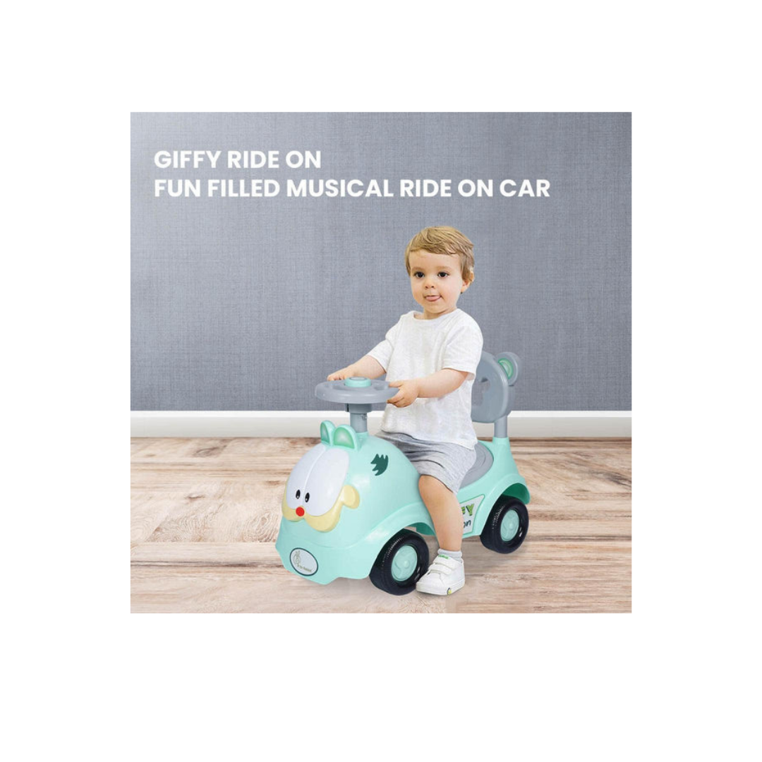 R for Rabbit  Giffy Ride On Car for Kids Green