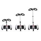 Hoverpro Self-Balancing Scooter with Adjustable Handle Bar – White Hybrid Duo Miniseg White with Handle Hoverboard