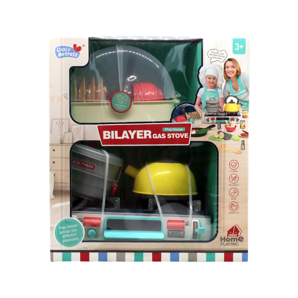 Rainbow Toys Kitchen set with gass stove