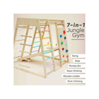 Curious Cub Wooden 7-in-1 Jungle gym