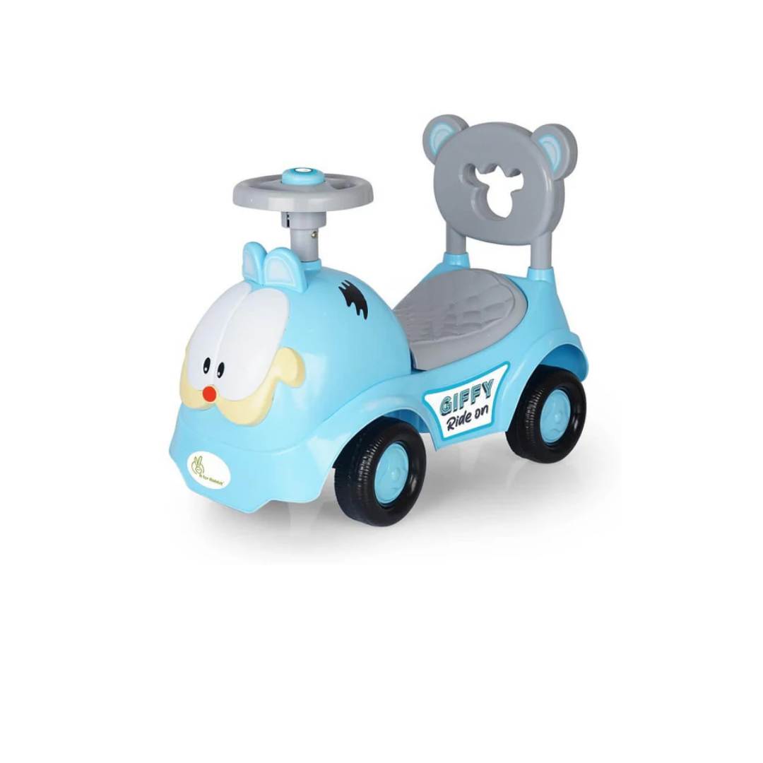 R for Rabbit Giffy Ride On Car for Kids Blue