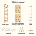 Curious Cub Space Saver Jungle Gym 3 (8.5 Feet )