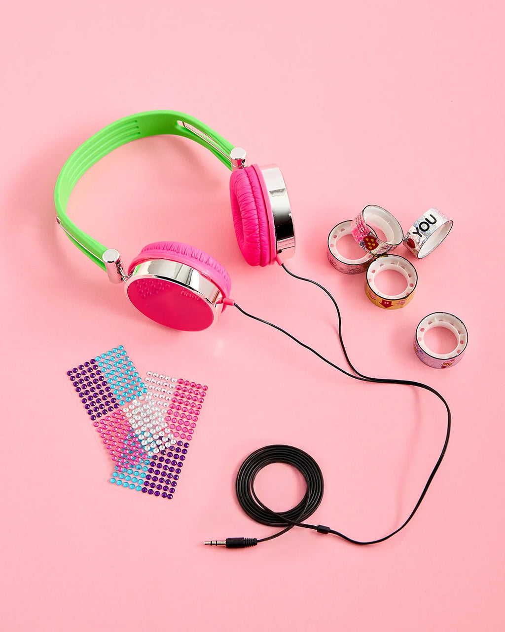 DIY Fashion Headphone Decorating Kit for Girls – Customizable Headphone Craft Set | 6+ Years