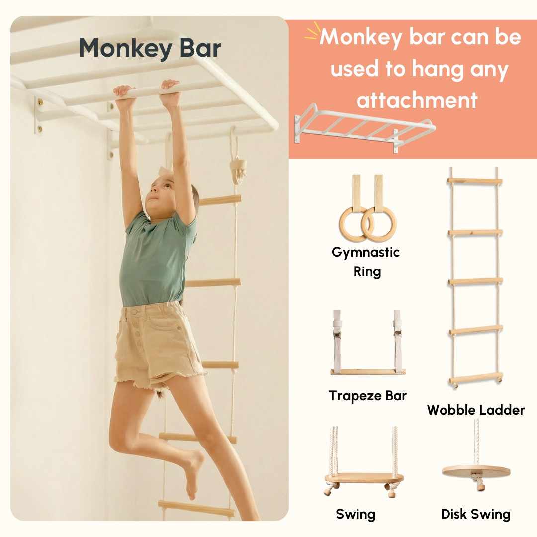 Curious Cub Space Saver Jungle Gym 3 (8.5 Feet )