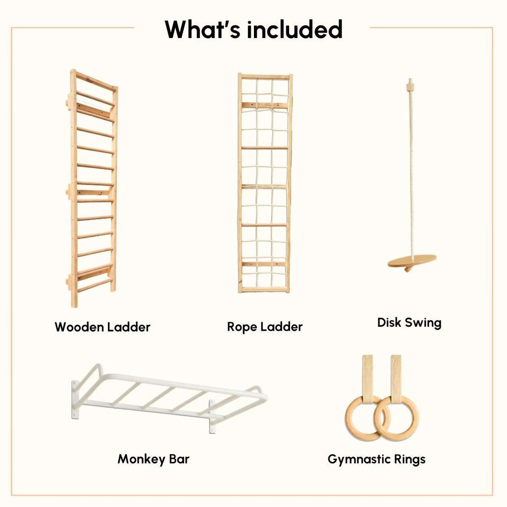 Curious Cub Space Saver Jungle Gym 4 (7 Feet )