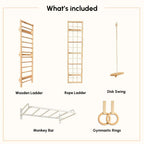 Curious Cub Space Saver Jungle Gym 4 (7 Feet )