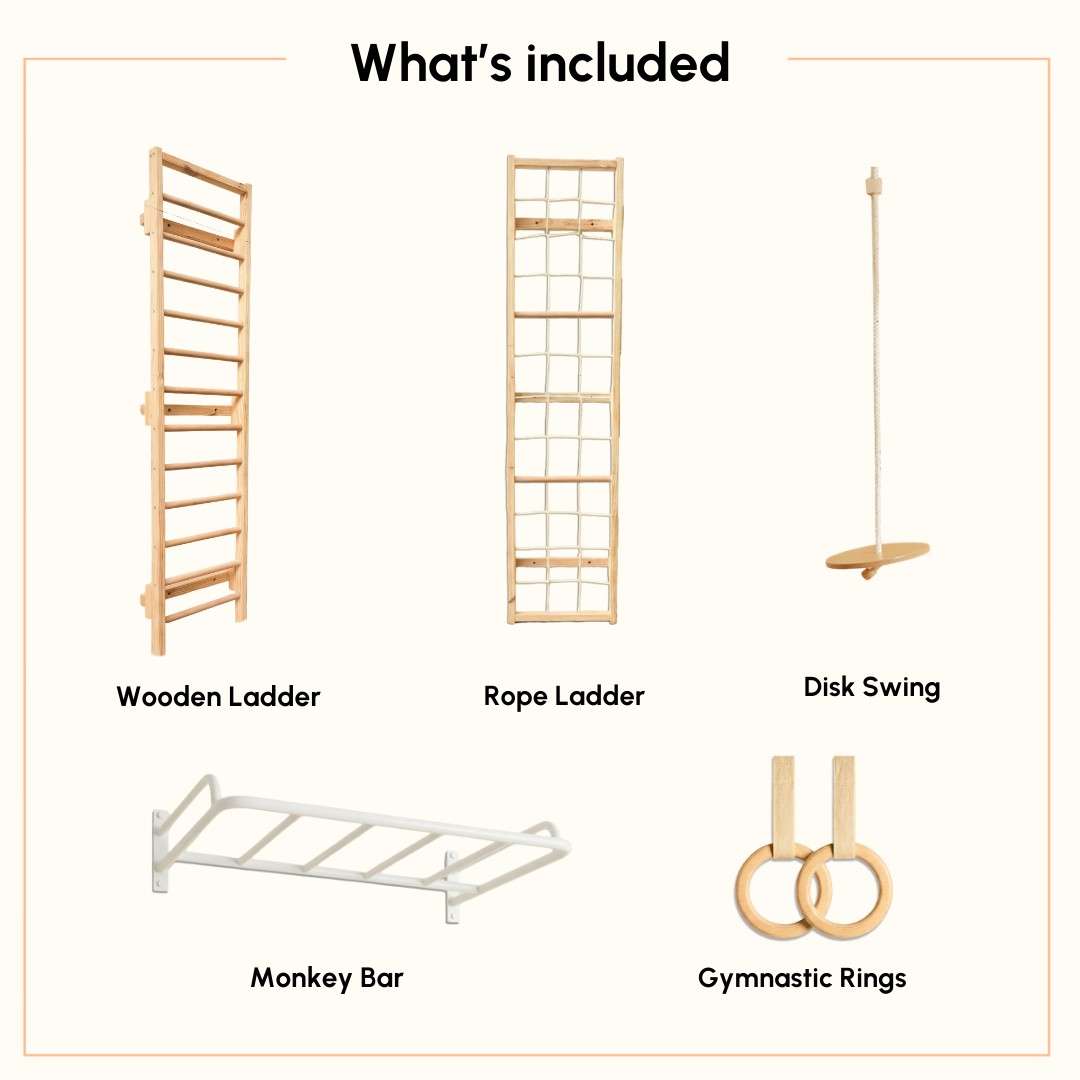 Curious Cub Space Saver Jungle Gym 4 (8.5 Feet )