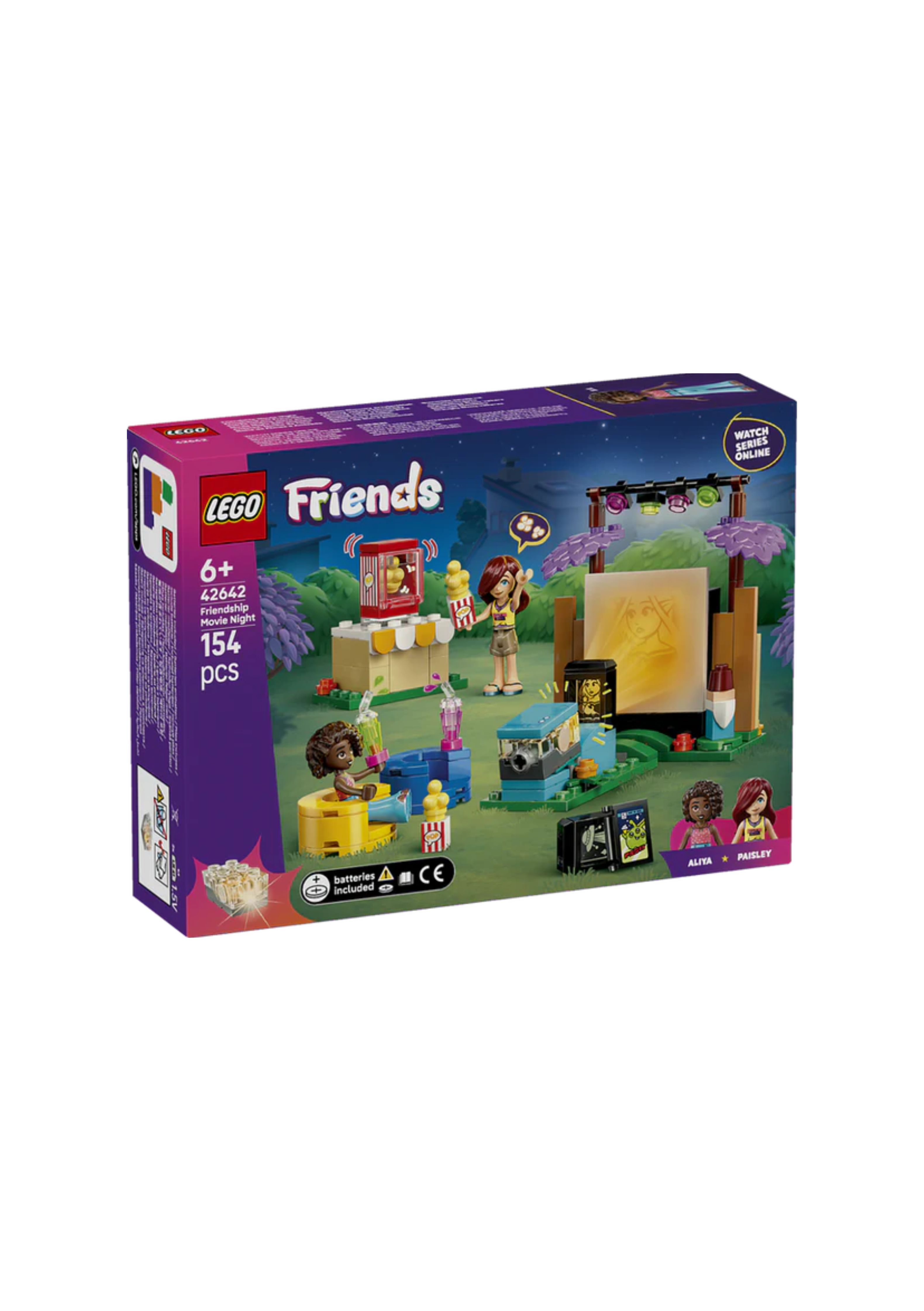 Lego 42642 Friends Friendship Movie Night (154 Pieces)