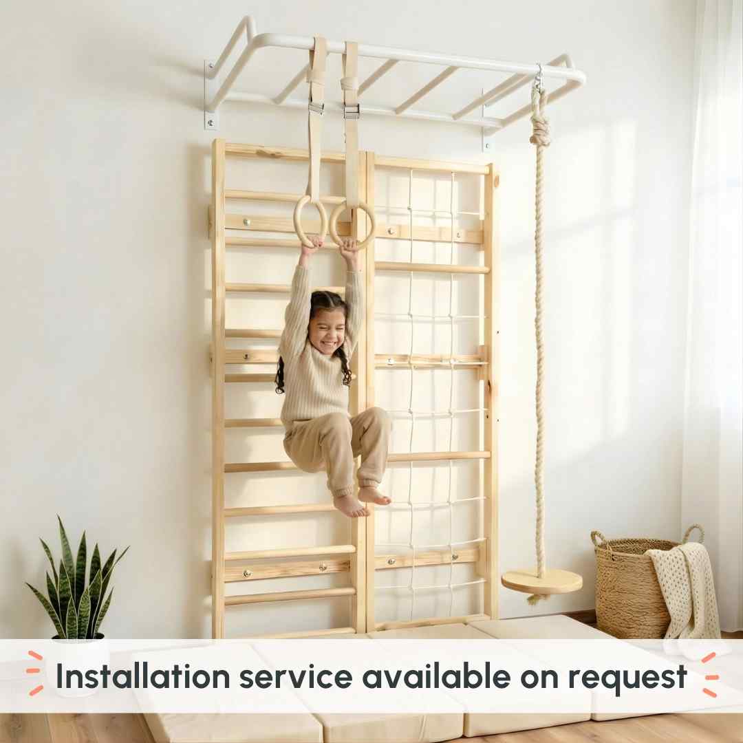 Curious Cub Space Saver Jungle Gym 4 (7 Feet )
