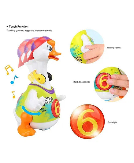 Hola Duck Dancing Hip Hop Musical Goose with Interactive Function
