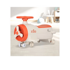 R for Rabbit Iya Iya Aero Swing Car Wheels, Up to 75 Kgs Cream Orange