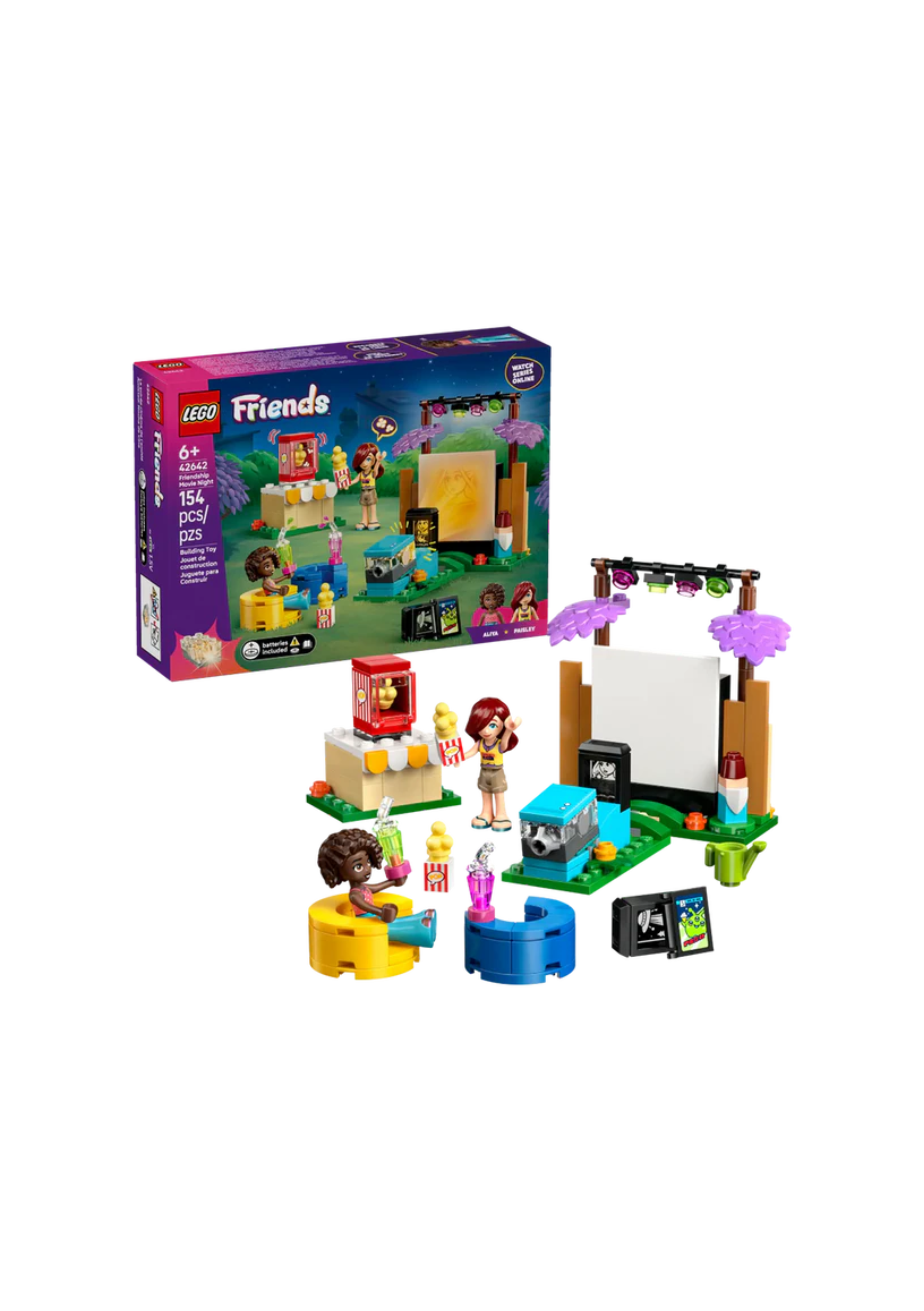 Lego 42642 Friends Friendship Movie Night (154 Pieces)