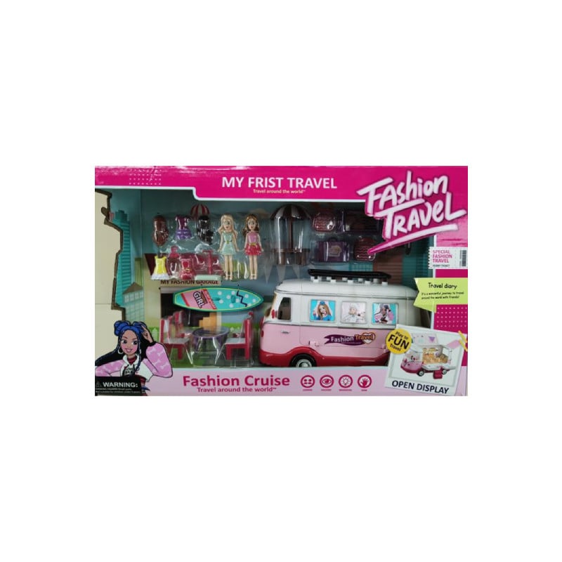 Rainbow Toys Barbie Bus Set My First Travel