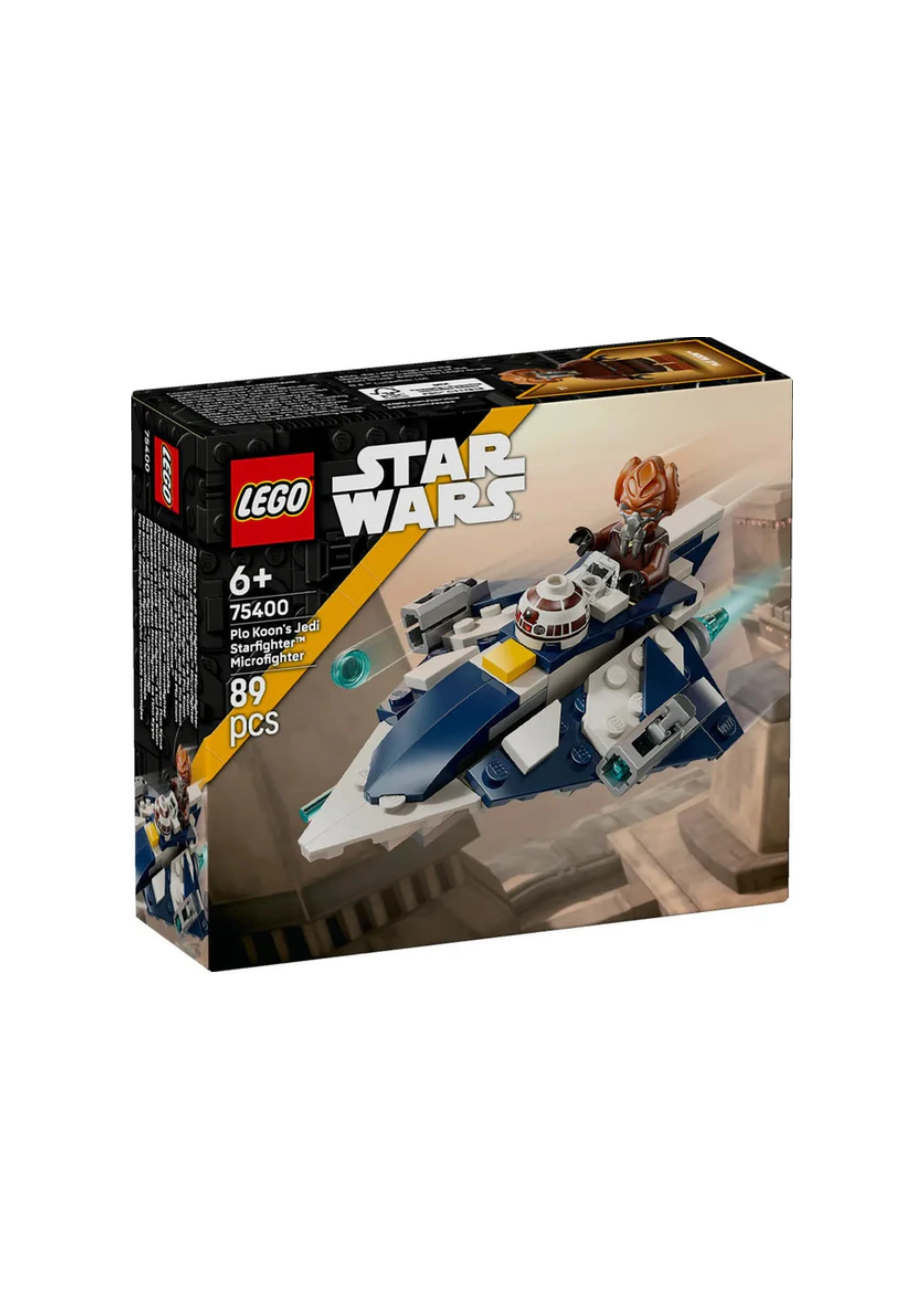 Lego 75400 Star Wars Plo Koon's Jedi Starfighter Microfighter (89 Pieces)