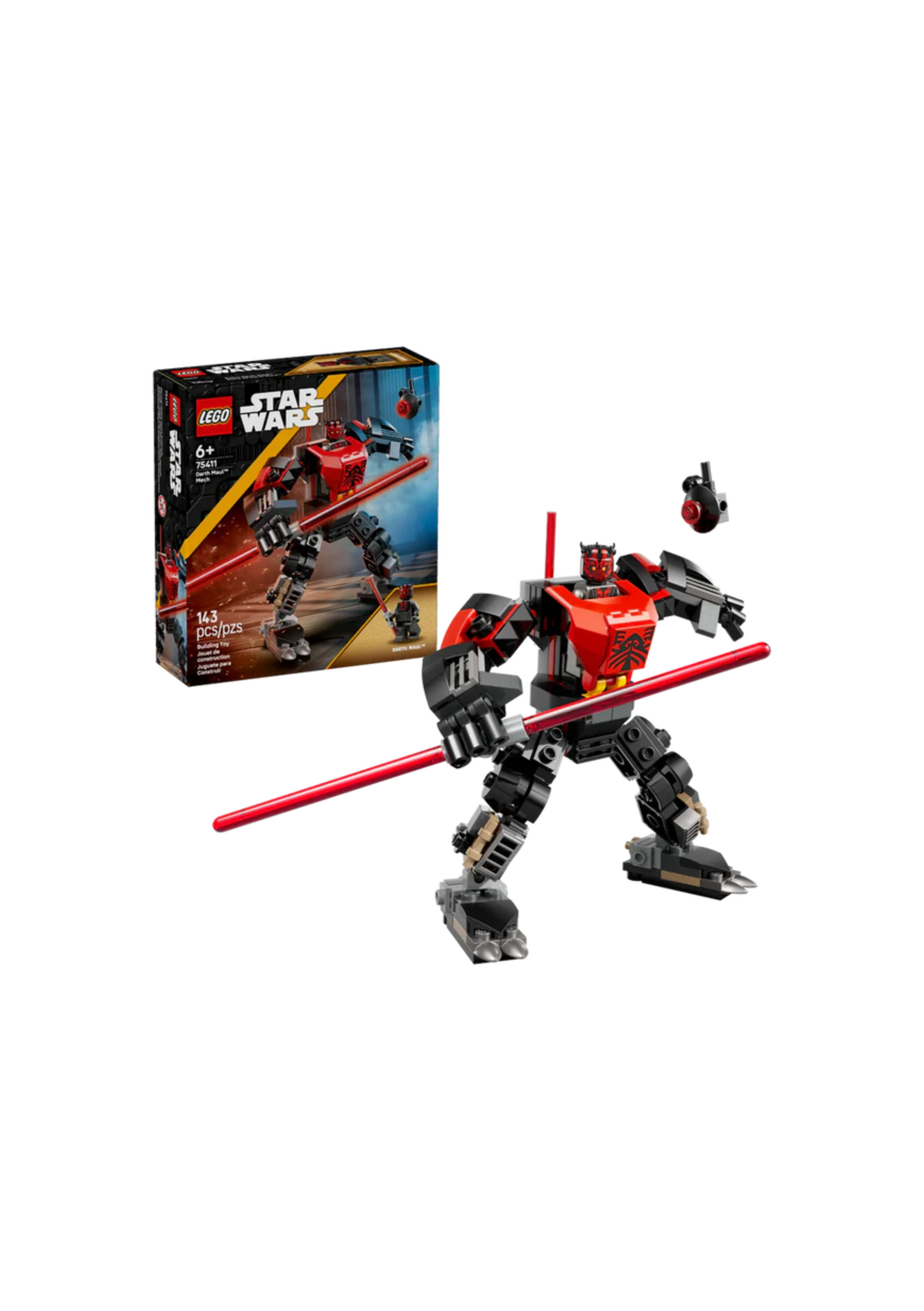 Lego 75411 Star Wars Darth Maul Mech (143 Pieces)