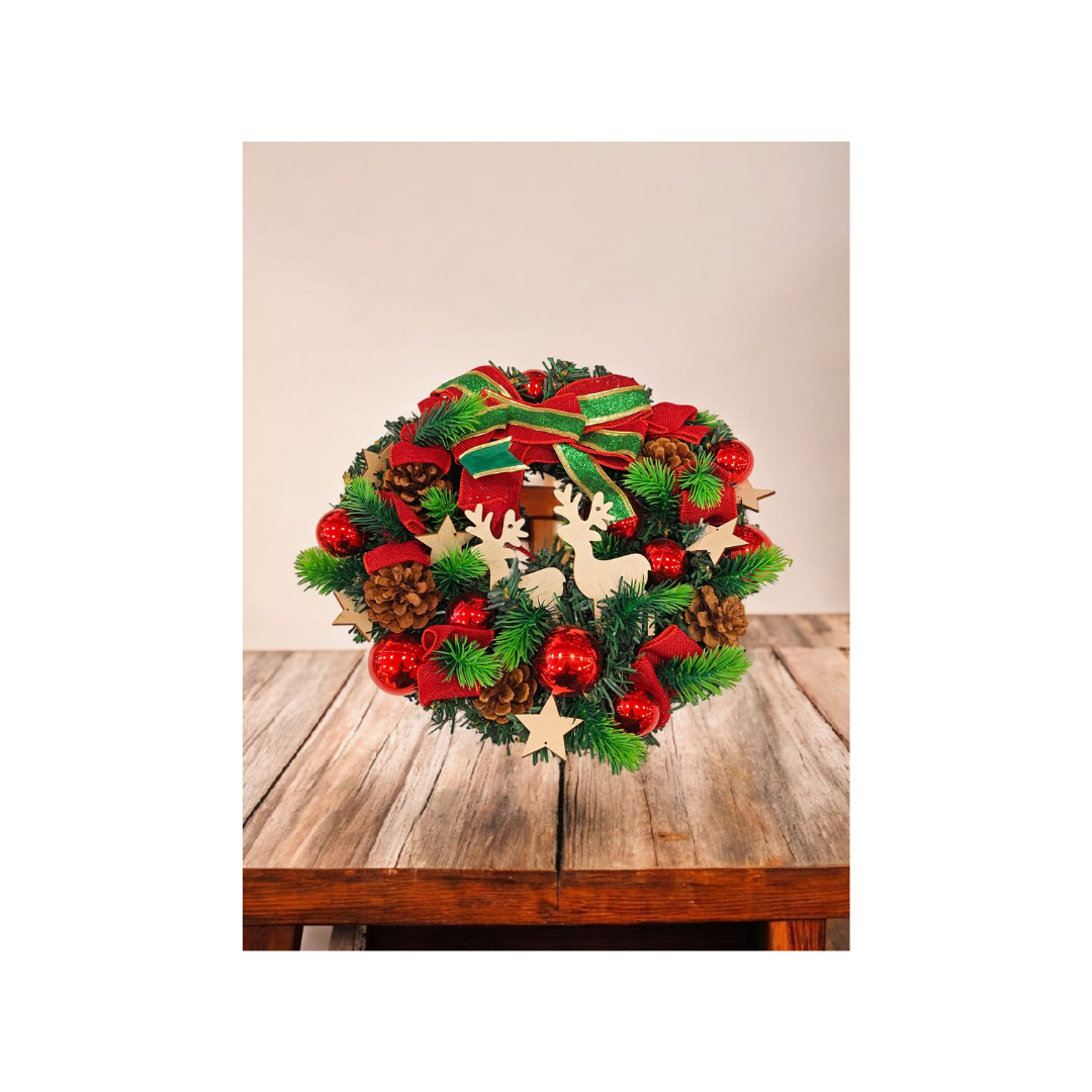 Christmas Premium Hanging Wreath 29x29cm