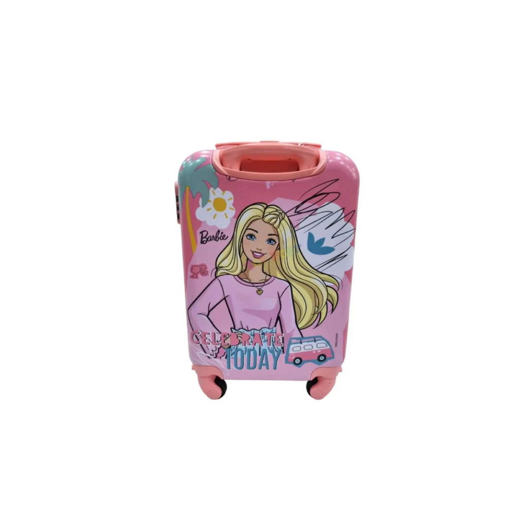 Striders Hard Luggage Trolley Bag Barbie 18 Inch