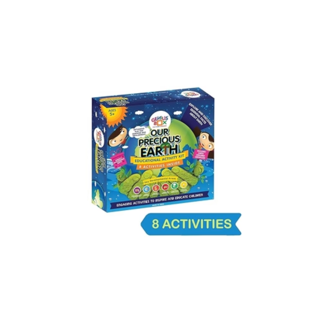 Genius Box Educational Our Precious Earth DIY, Activity Kit, Experiment, Learning Kit