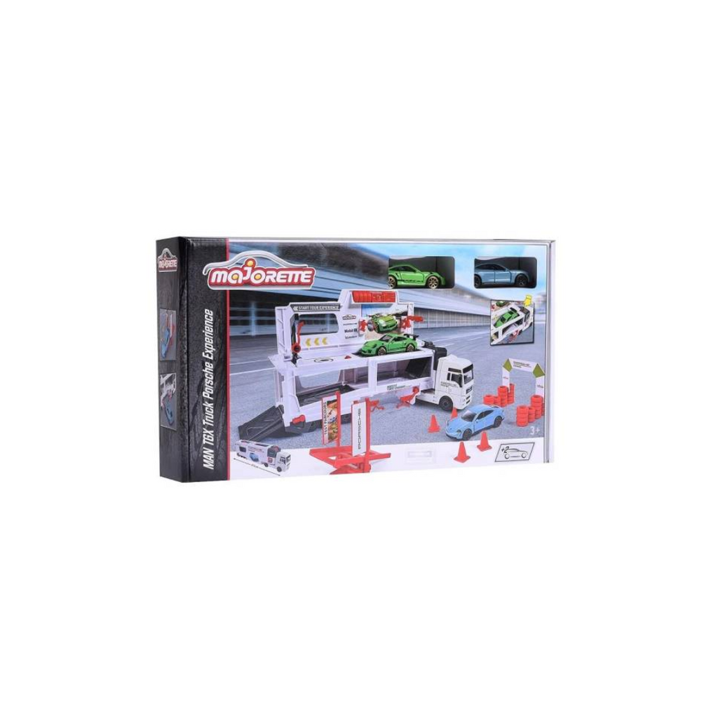 Majorette MAN TGX Truck Porsche Experience + 2 Cars