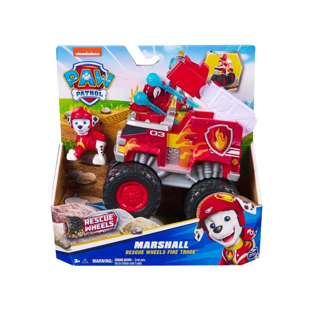 Winmagic Paw Patrol Marshall Rescue Wheels - Collectable Action Car Figure