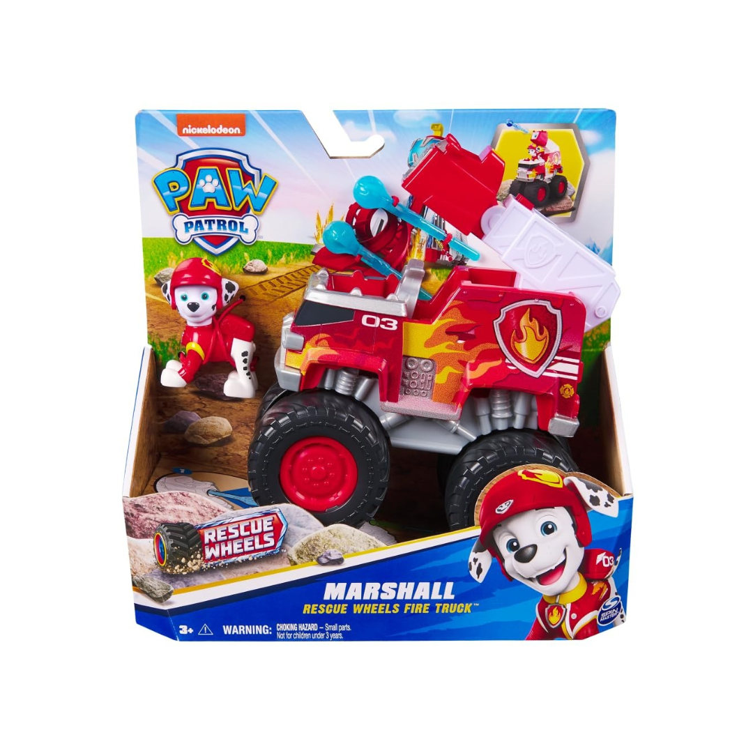 Winmagic Paw Patrol Marshall Rescue Wheels - Collectable Action Car Figure