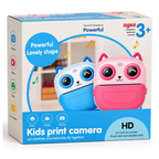 Kids Instant Print Camera with 2.4" IPS Screen – Cute Camera for Kids assorted color