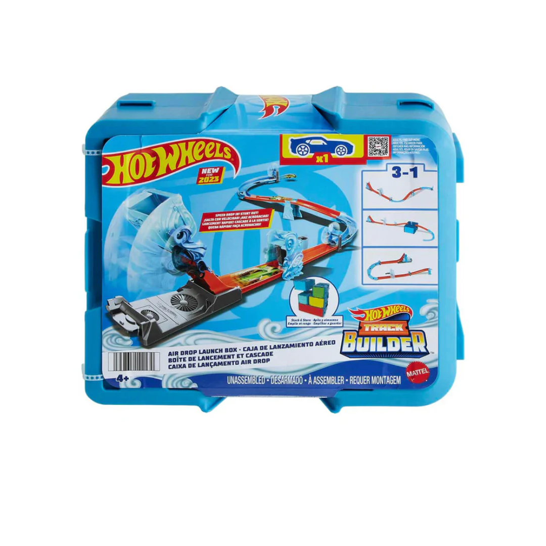 Hot Wheels Air Drop Launch Box Track Builder Set