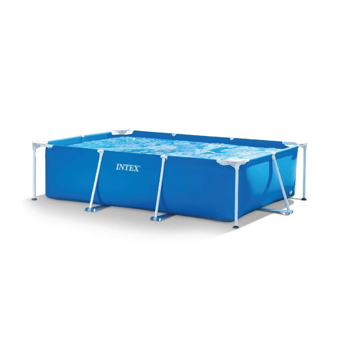 Intex 28272 Rectangular Frame Pool, Blue (9ft x6ft x2.5ft)