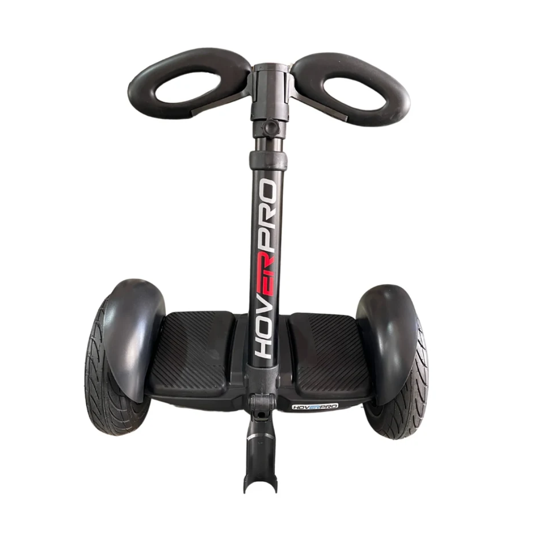 Hoverpro Self-Balancing Scooter with Adjustable Handle Bar – Black Hybrid Duo Miniseg Black with Handle Hoverboard