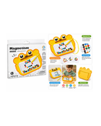 Magnetic Drawing Board for Kids Mini Magnetism Educational Writing & Learning Board Magnetic Pen & Color Beads Toy