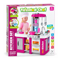 Talented Chef 53 Pcs Kitchen Set for Kids with Running Water, Light & Sound 3+ Years