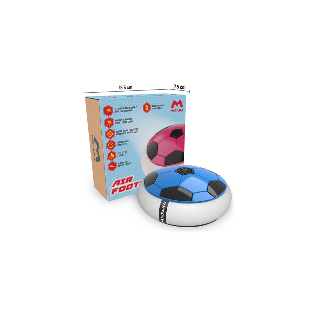 Mirana C-Type USB Rechargeable Hover Football Indoor Hoverball Soccer Blue