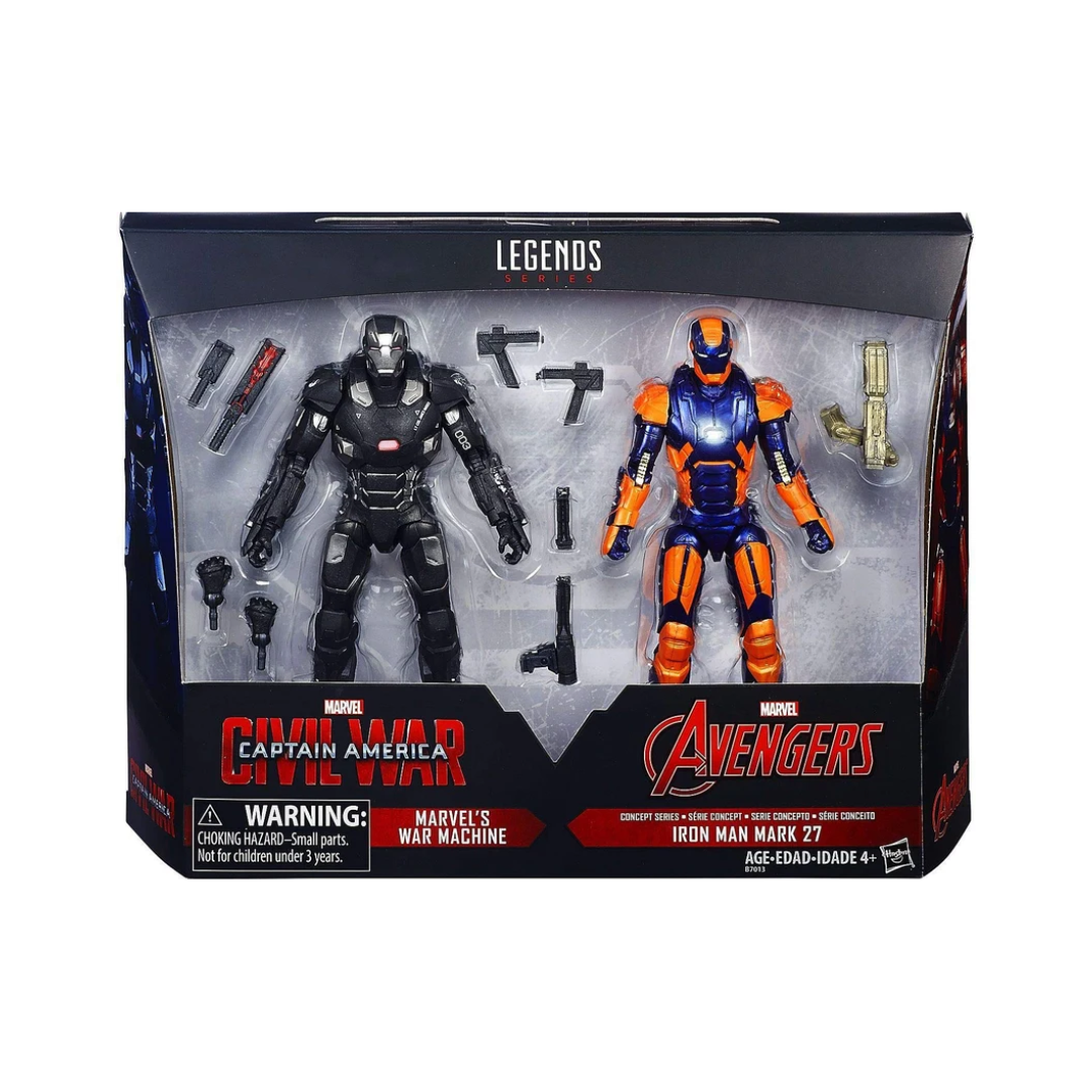 Marvel Legends Captain America: Civil War War Machine & Iron Man Mark 27 Action Figure 2-Pack