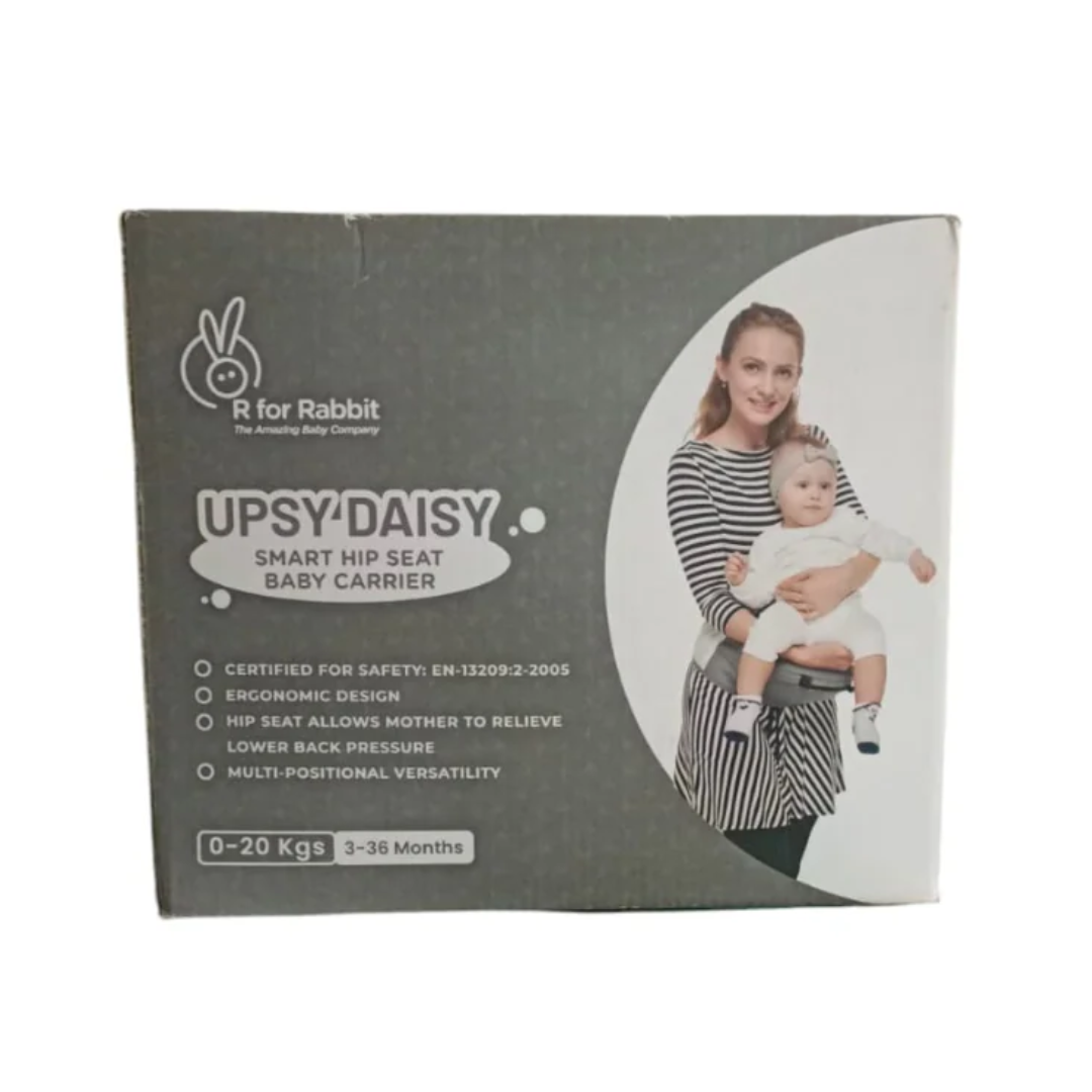 R for Rabbbit Upsy Daisy Baby Carrier With 4 In 1 Carry Position, 100% Cotton Fabric Green