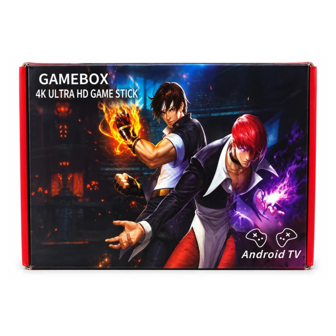 Gamebox 4K Ultra HD Game Stick for Android TV | Retro Gaming Console