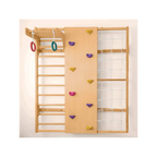 Curious Cub Wooden Wall Mounted Jungle Gym